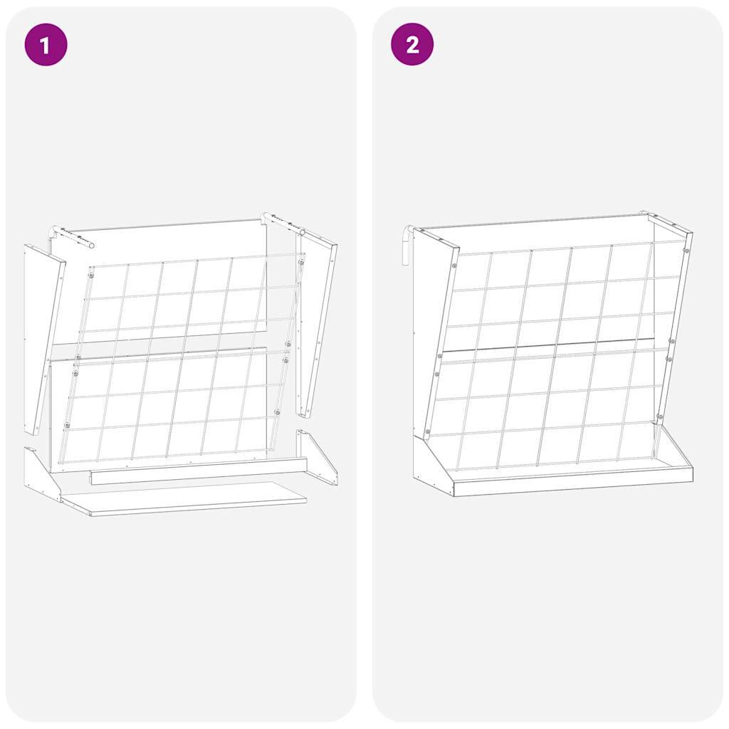 Distributeur Fourrage Acier 5kg Fixation Clôture Vert Olive - ComfortXL Outdoor Living - Image 5