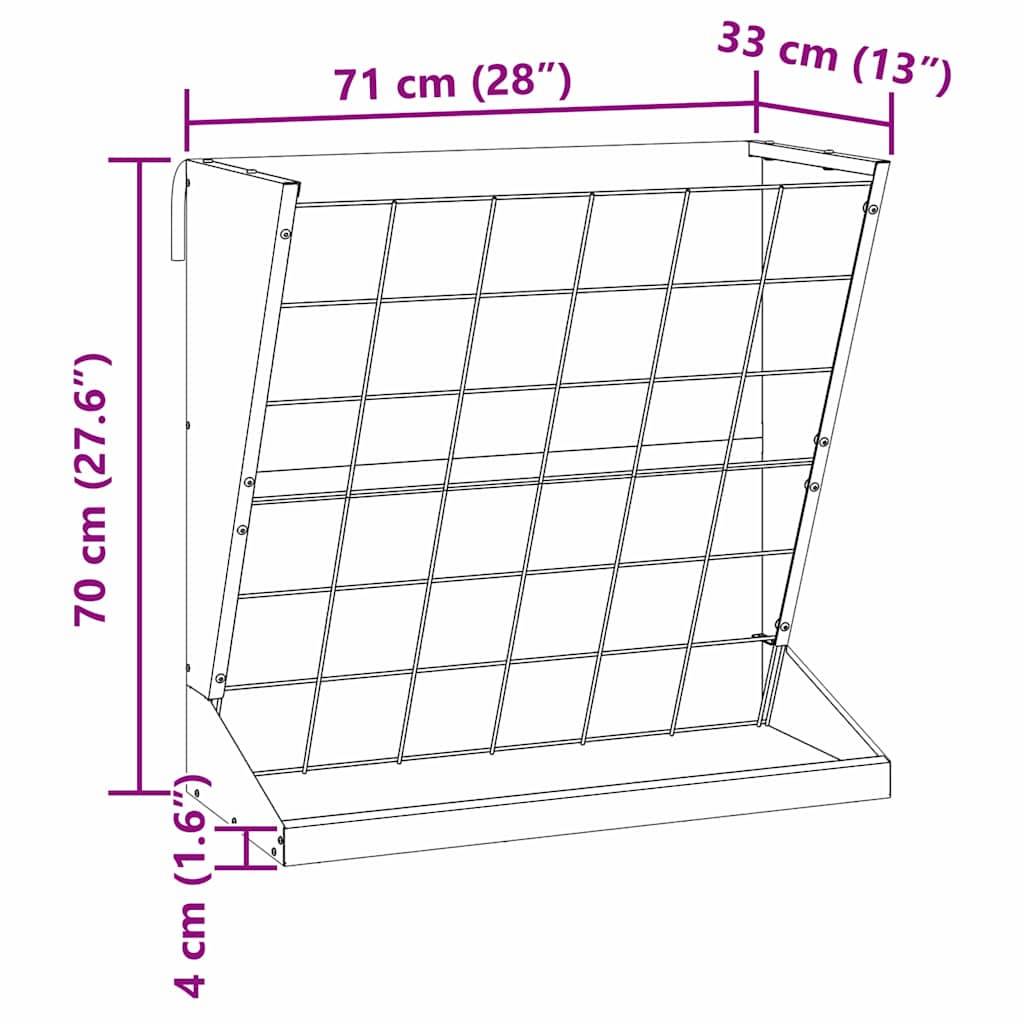 Distributeur Fourrage Acier 5kg Fixation Clôture Vert Olive - ComfortXL Outdoor Living - Image 7