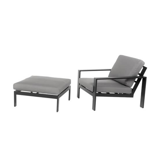 Home Deluxe - Salon de jardin aluminium HOME DELUXE RIO S - anthracite - Image 1