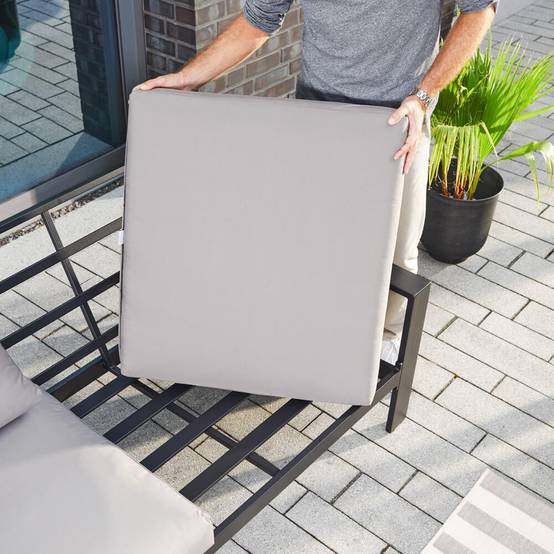 Home Deluxe - Salon de jardin aluminium HOME DELUXE RIO S - anthracite - Image 7
