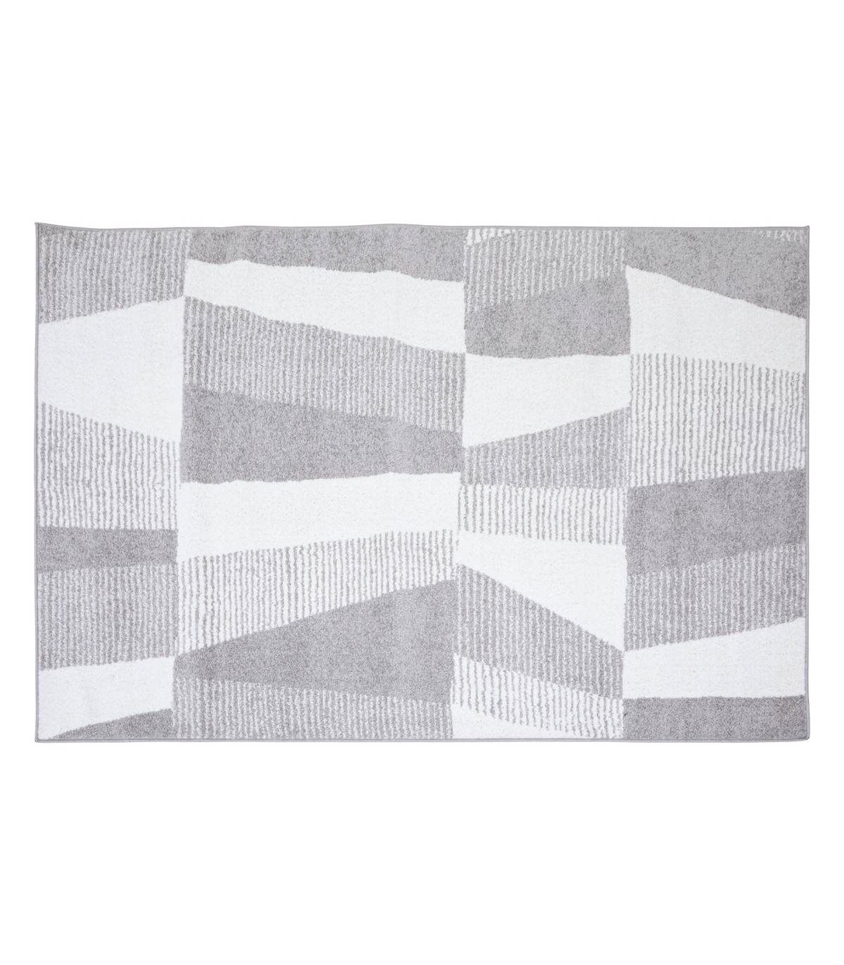 Tapis décoratif poils ras motifs imprimés 150 x 200 cm - Image 1