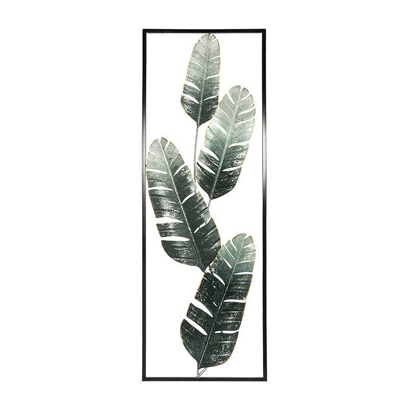 Déco murale métal bananier 31x89cm Atmosphera - Image 1