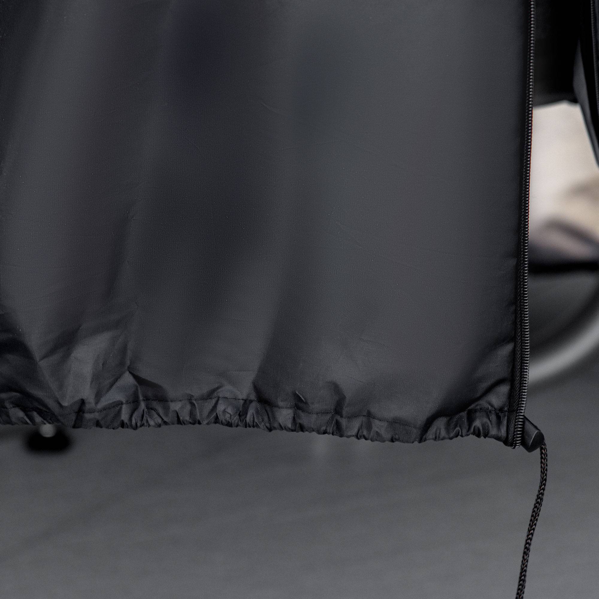 Housse de protection tissu Oxford pour fauteuil suspendu œuf imperméable noir 115x190 cm - ComfortXL Outdoor Living - Image 10