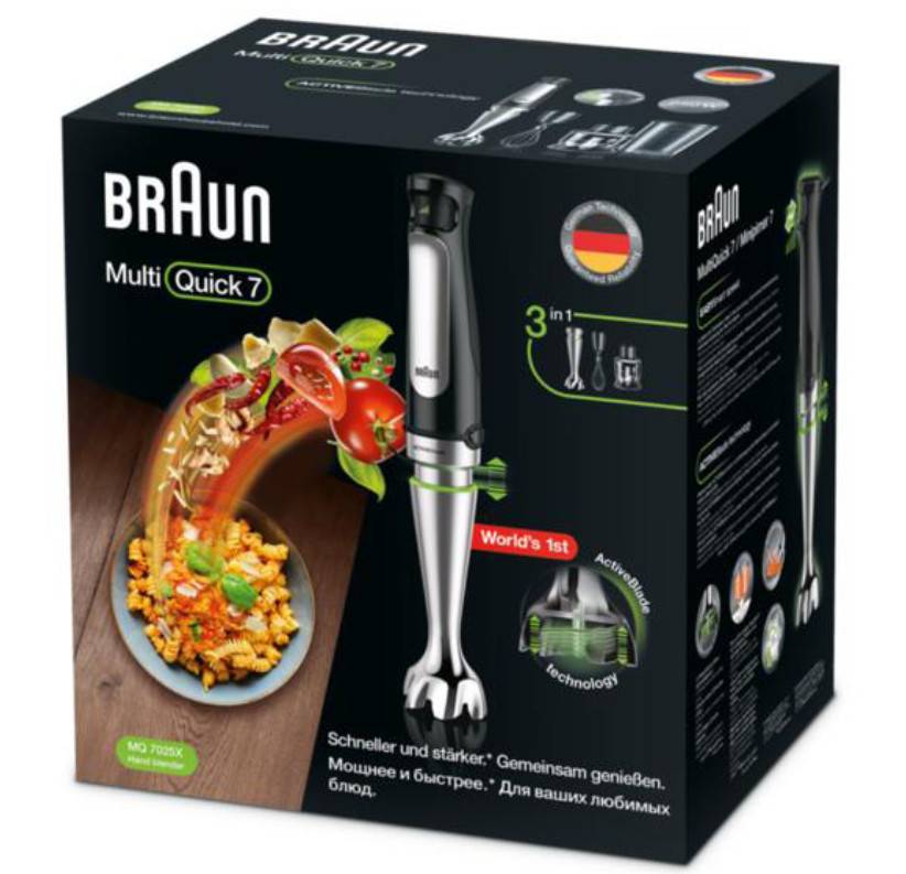 Braun - Mixeur plongeant multifonction 850w MQ7025X Braun - Image 2