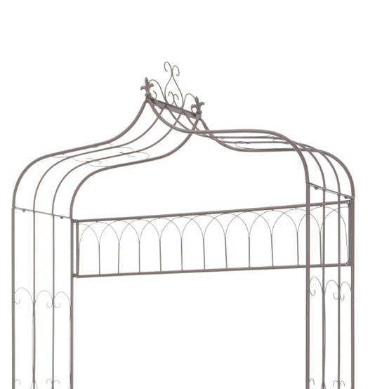 Maison Chic - Banc de jardin | Banquette De Jardin | Banc Extérieur 122 cm Fer Marron antique Maison Chic - Image 4