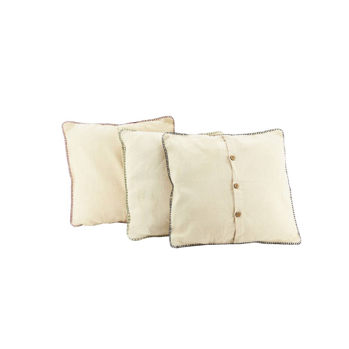 Aubry Gaspard - Coussin en coton (Lot de 3) - Image 1