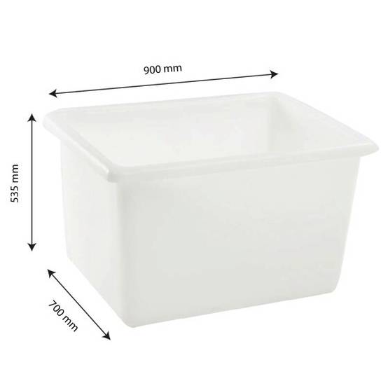 Bac Grand Volume Blanc - Gilac - - Gamm vert