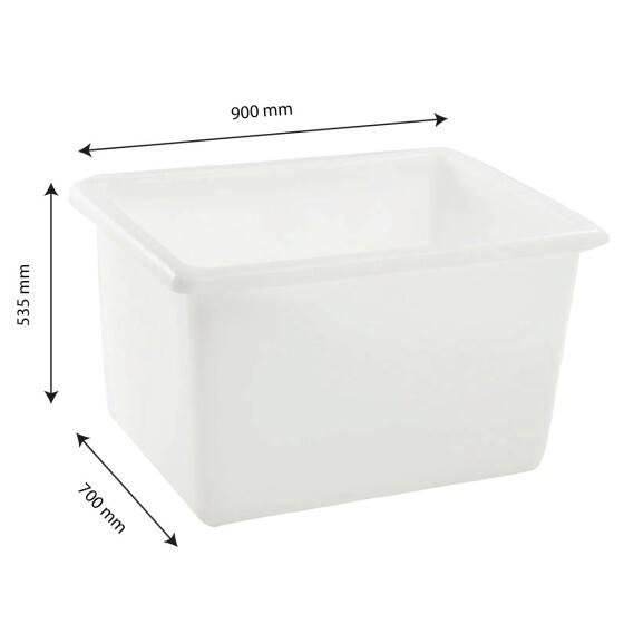 Bac Grand Volume Blanc - Gilac - - Gamm vert
