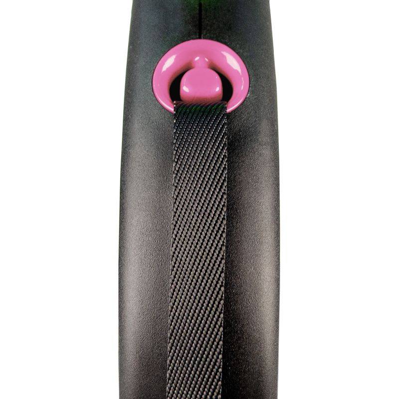 Flexi - Laisse Black Design M Tape 5m black/ pink FU22T5-251-S-CP Flexi - Image 2