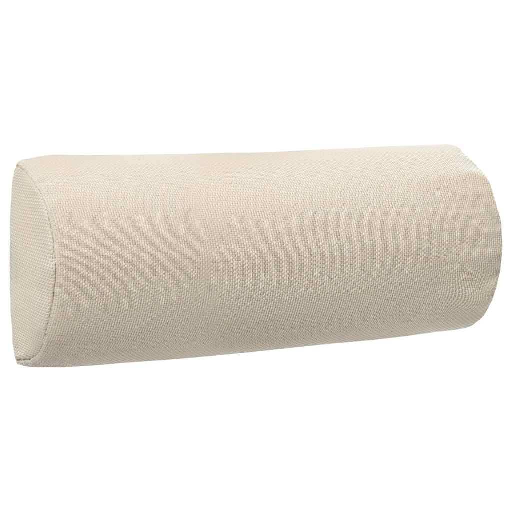 Appui-tête Ergonomique Textilène pour Chaise Inclinable de Jardin Terrasse Crème 40x15cm – ComfortXL Outdoor Living - Image 1