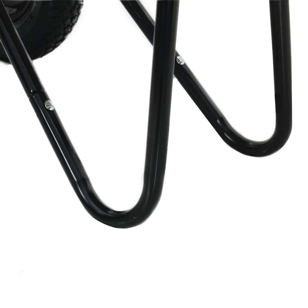 PANGIVO - Brouette acier argent et noir 124 x 73 x 65 cm - PANGIVO - Image 8