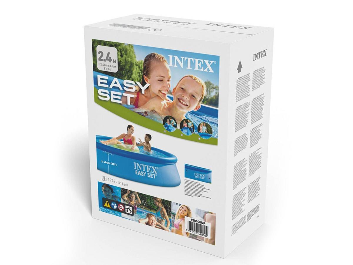 Piscine autoportée Easy Set 2,44 x 0,61 m (avec filtration) - Intex - Image 7
