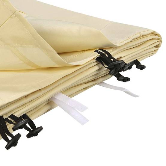 Toile de rechange pour auvent 3 x 4m Unité Beige - Image 3