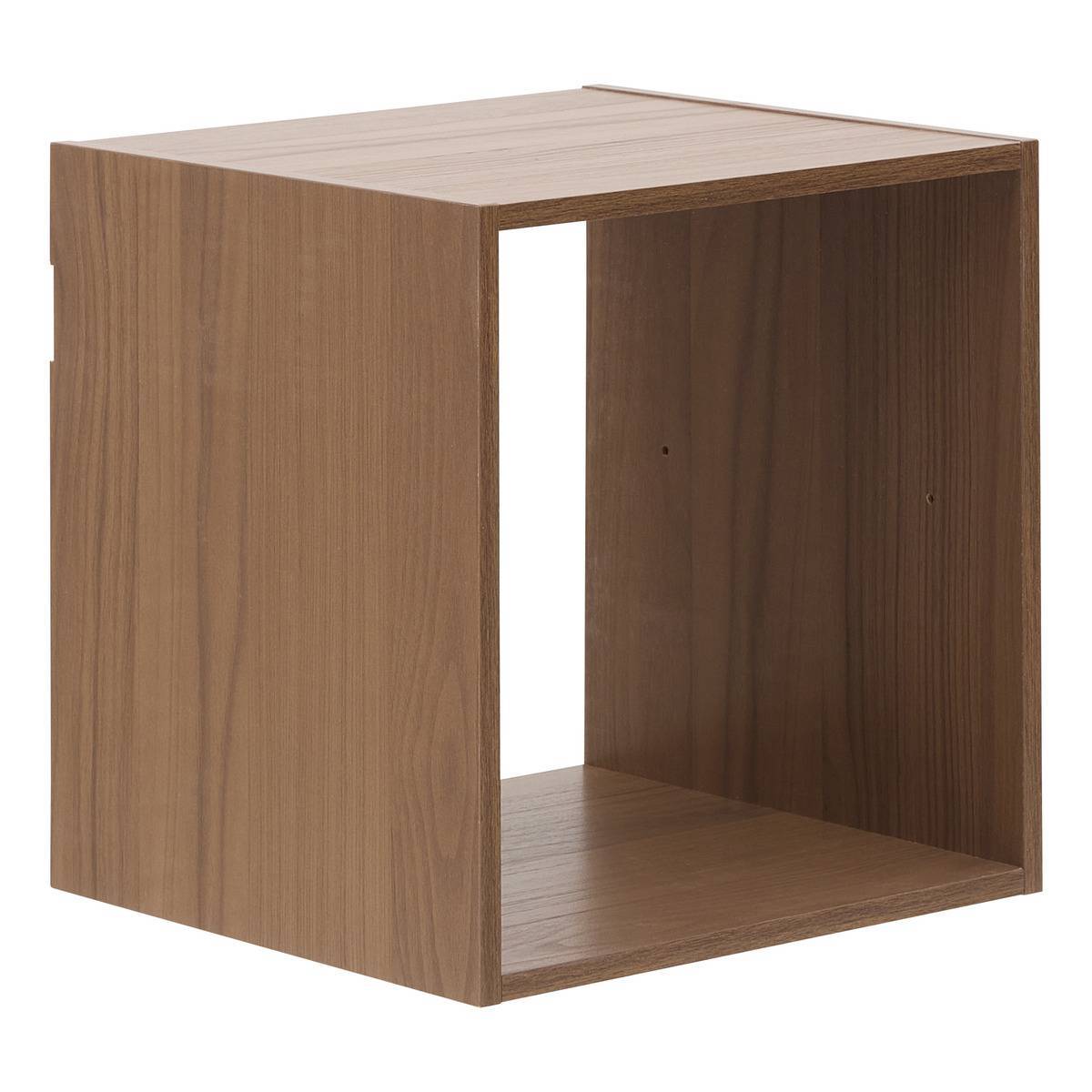 Étagère Mix'N Modul 1 case carré marron - 5five - Image 1