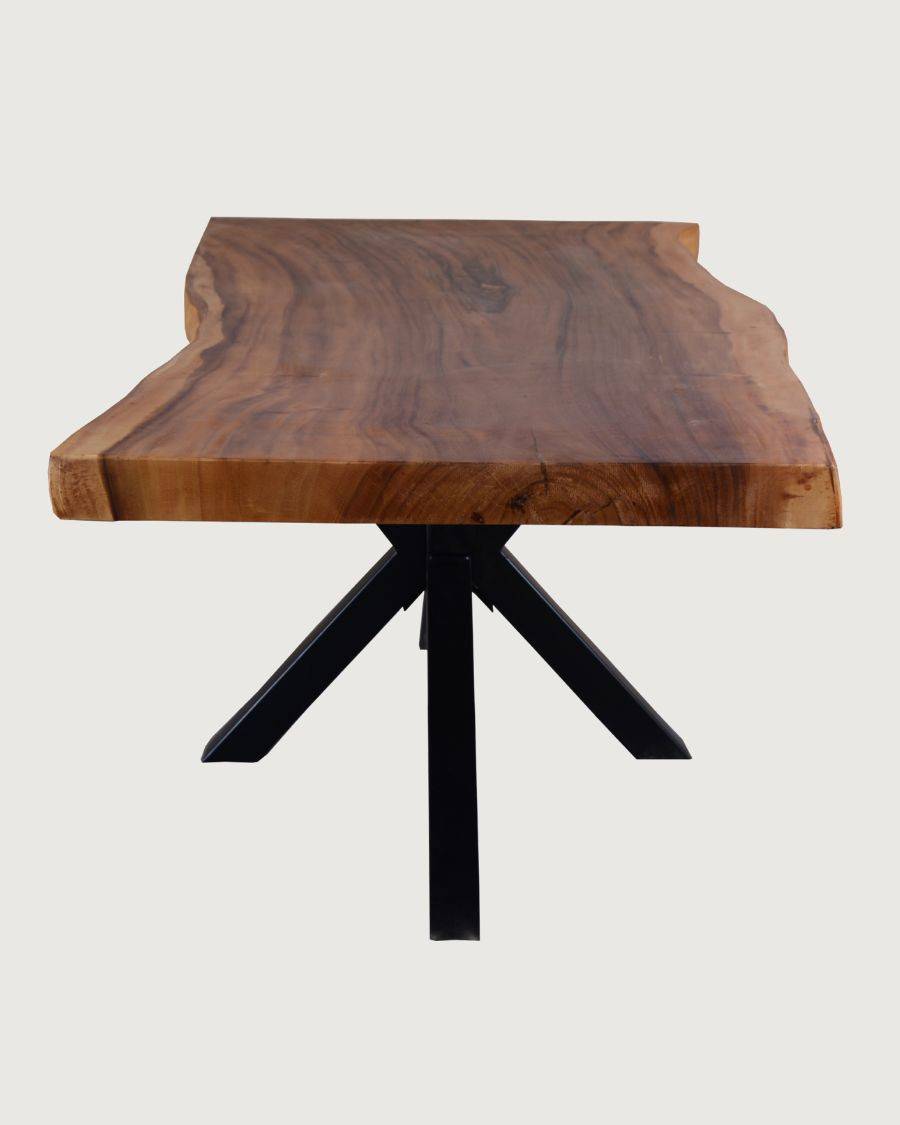 Dempo - Table repas en suar massif L250 cm 12-14 pers. - UNIQKA - Image 6