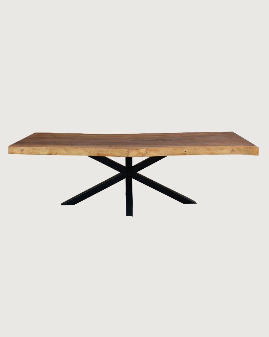 Dempo - Table repas en suar massif L250 cm 12-14 pers. - UNIQKA - Image 3