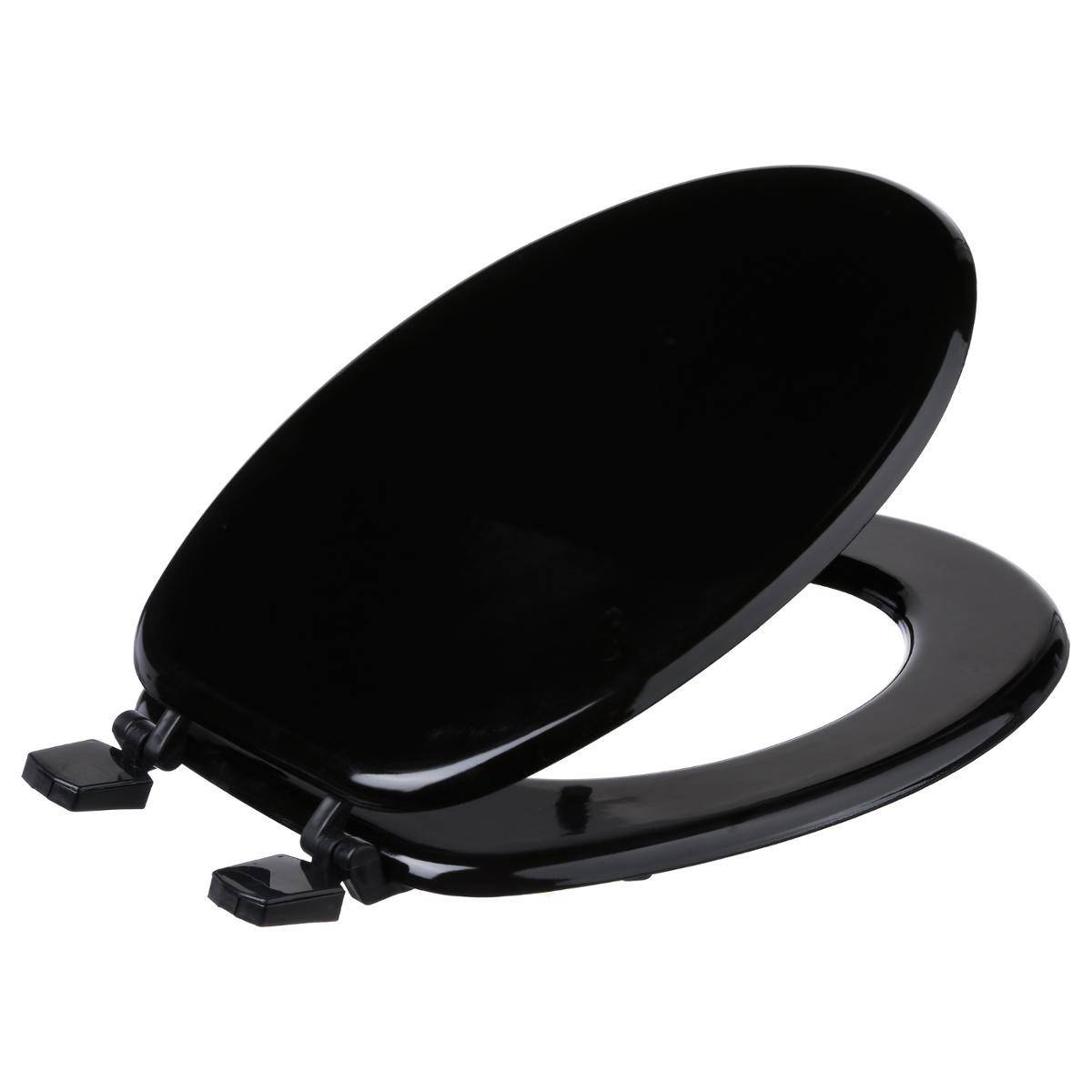 Abattant WC en Bois "Bathroom" 45cm Noir - Image 2