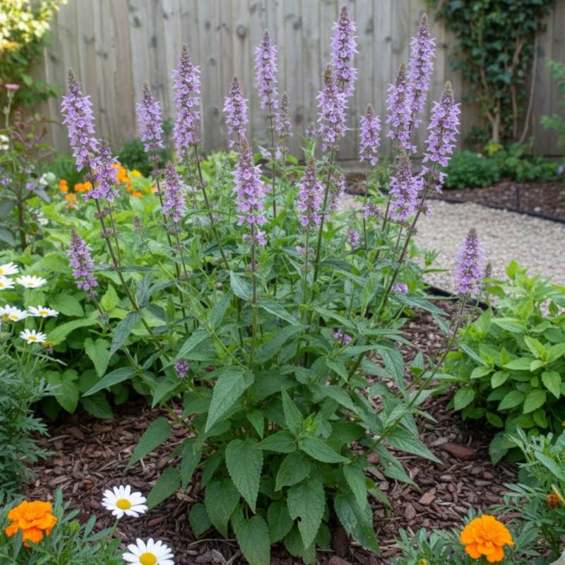 Epiaire des marais, Stachys à fleurs Rose/ - feuillage Persistant - Godet - 5/20 cm