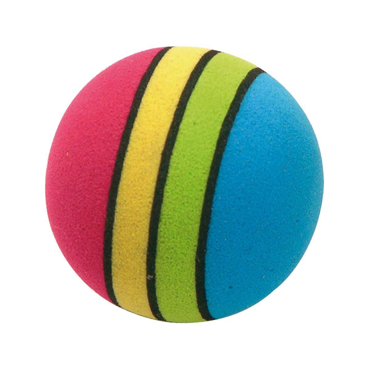 Lot de 4 Balles pour Chien "Eva" 3cm Multicolore - Image 4