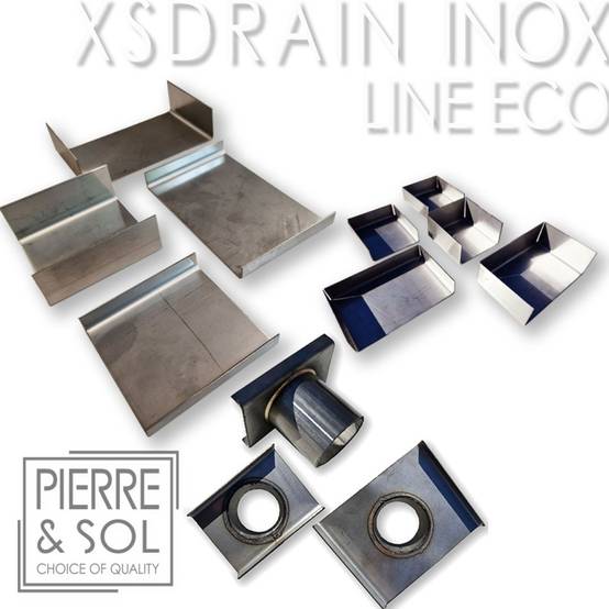 Accessoires pour caniveau XSDRAIN INOX EASY - LINE ECO - About fermé 3XS 65 - Image 1