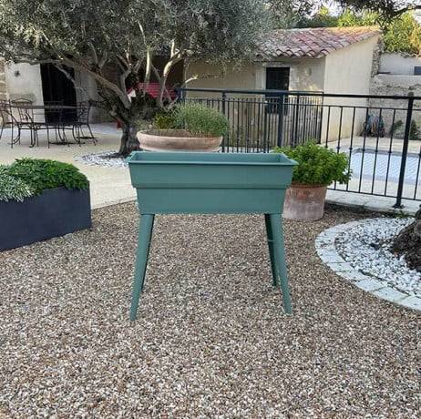 Mv Industries - Jardinière Calipso basic 40 litres, Couleur Vert Olive/Vert Amande - Image 7