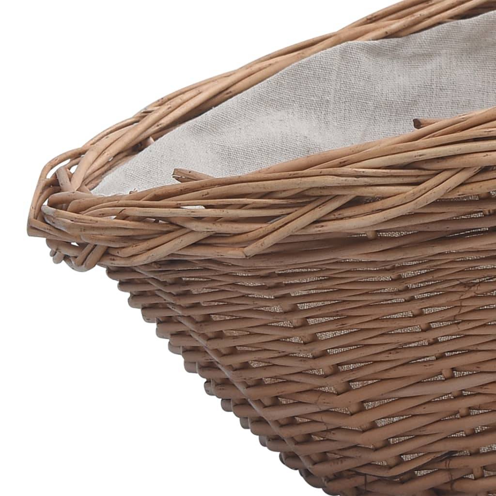 Panier de marché en osier avec anse pour bois ou courses 57 cm – ComfortXL Outdoor Living - Image 6