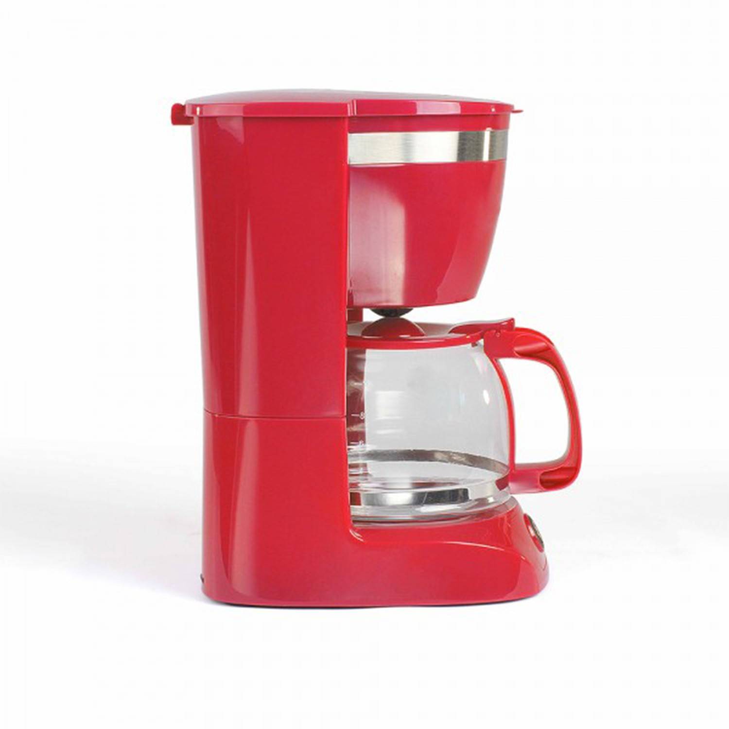 Livoo - Cafetière électrique LIVOO DOD163R - finition Rouge, capacité de 1.25L / 12 tasses, Verseuse en verre avec système anti-gouttes - Image 2