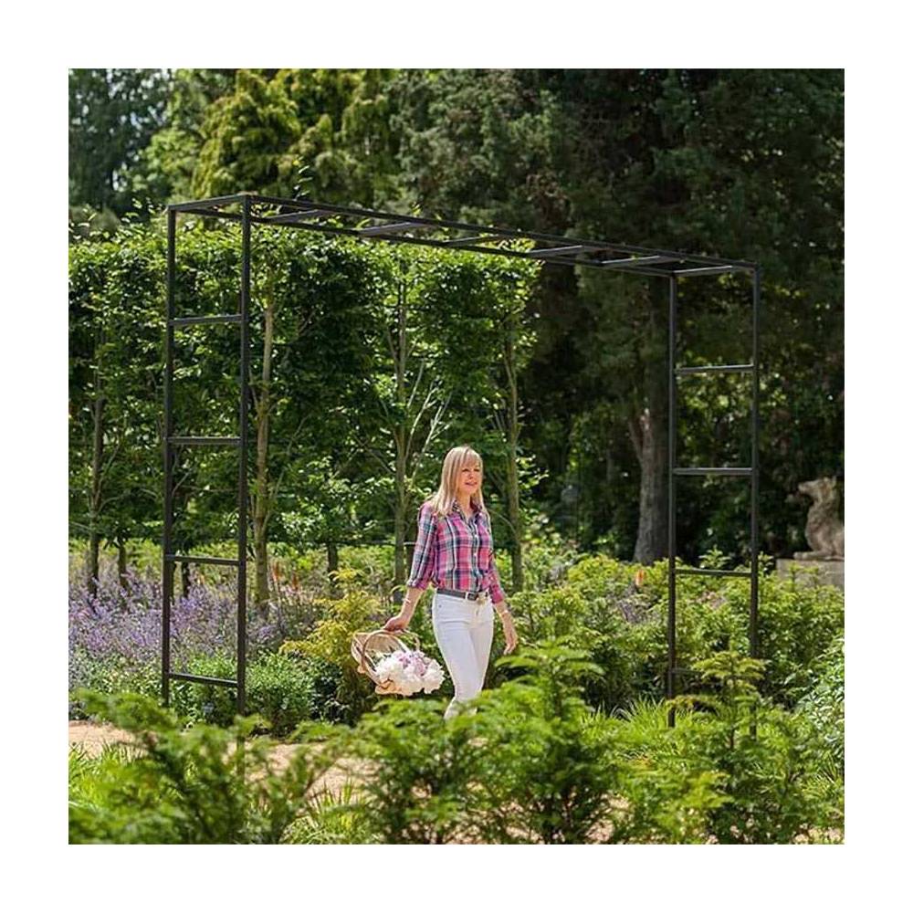 Harrod Horticultural - Arche de jardin carrée en acier galvanisé Square Longueur 2m - Image 2