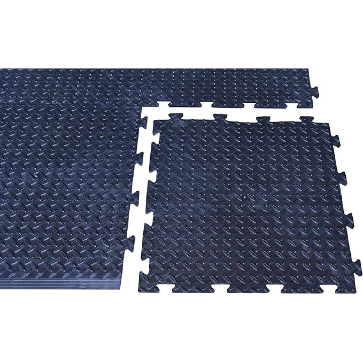Dalle clipsable en PVC Motif "grain de riz" - Noir 50 x 50 cm - ArtPlast - Image 10