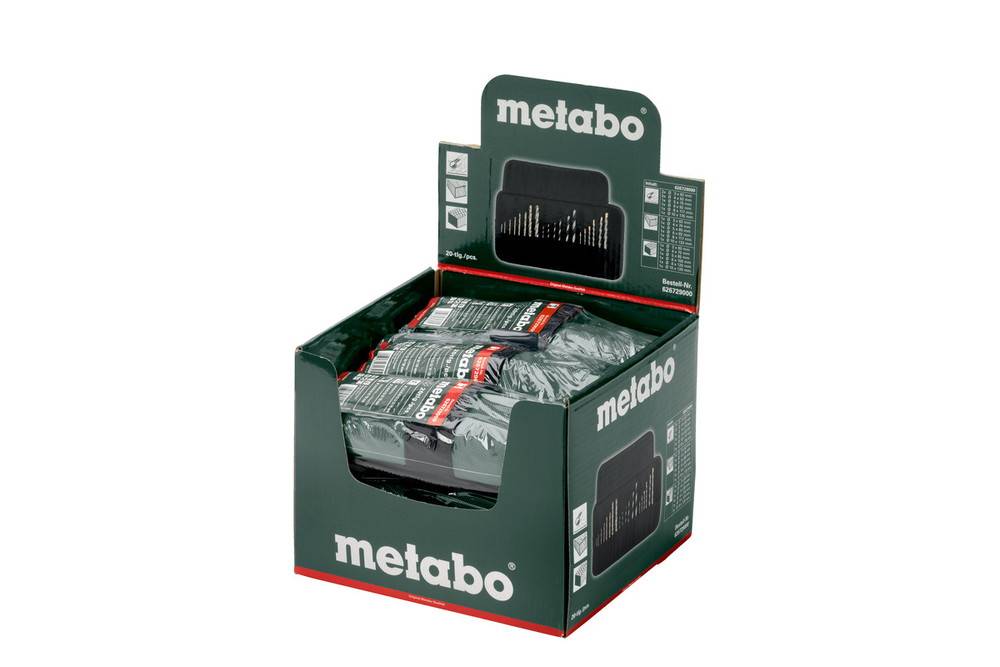 Metabo - Assortiment de forets en étui souple, 20 pcs. pour perceuse - Image 2