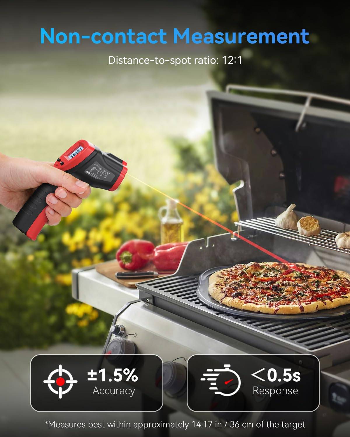 Thermomètres à Infrarouge -50℃ à 550℃ - IntiMeg - Image 3