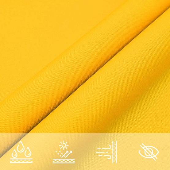 Coussin/parasol polyuréthane jaune 4 x 4 m - Prolenta premium p339.9 - Image 7
