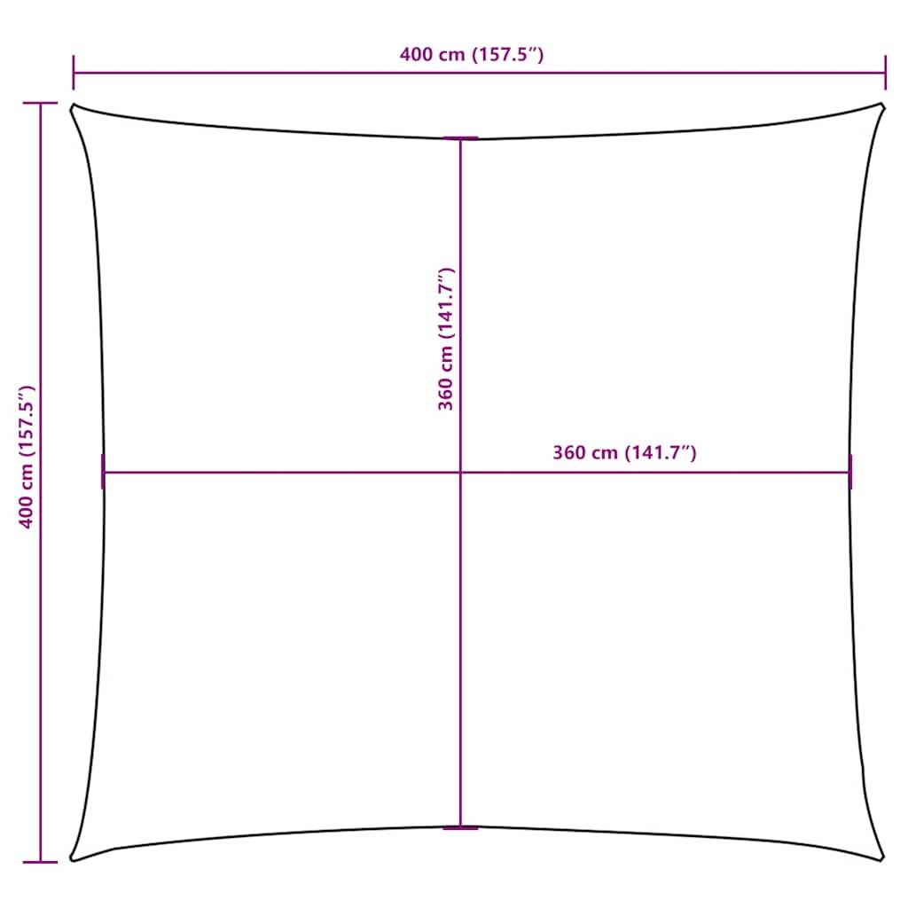 Coussin/parasol polyuréthane jaune  4 x 4 m  - Prolenta premium p339.9 - Image 10
