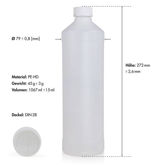 Acide Acétique 60% Höfer Chemie® en bouteille de 1 L x 1 - Image 7