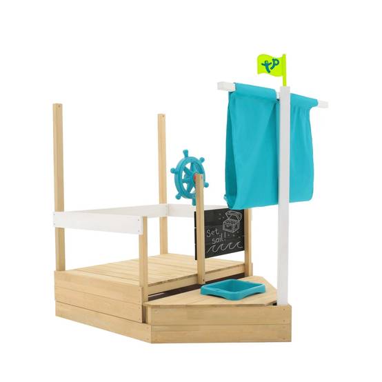 Tp Toys - Bac à sable enfant bateau pirate AHOY bois FSC® - Image 8
