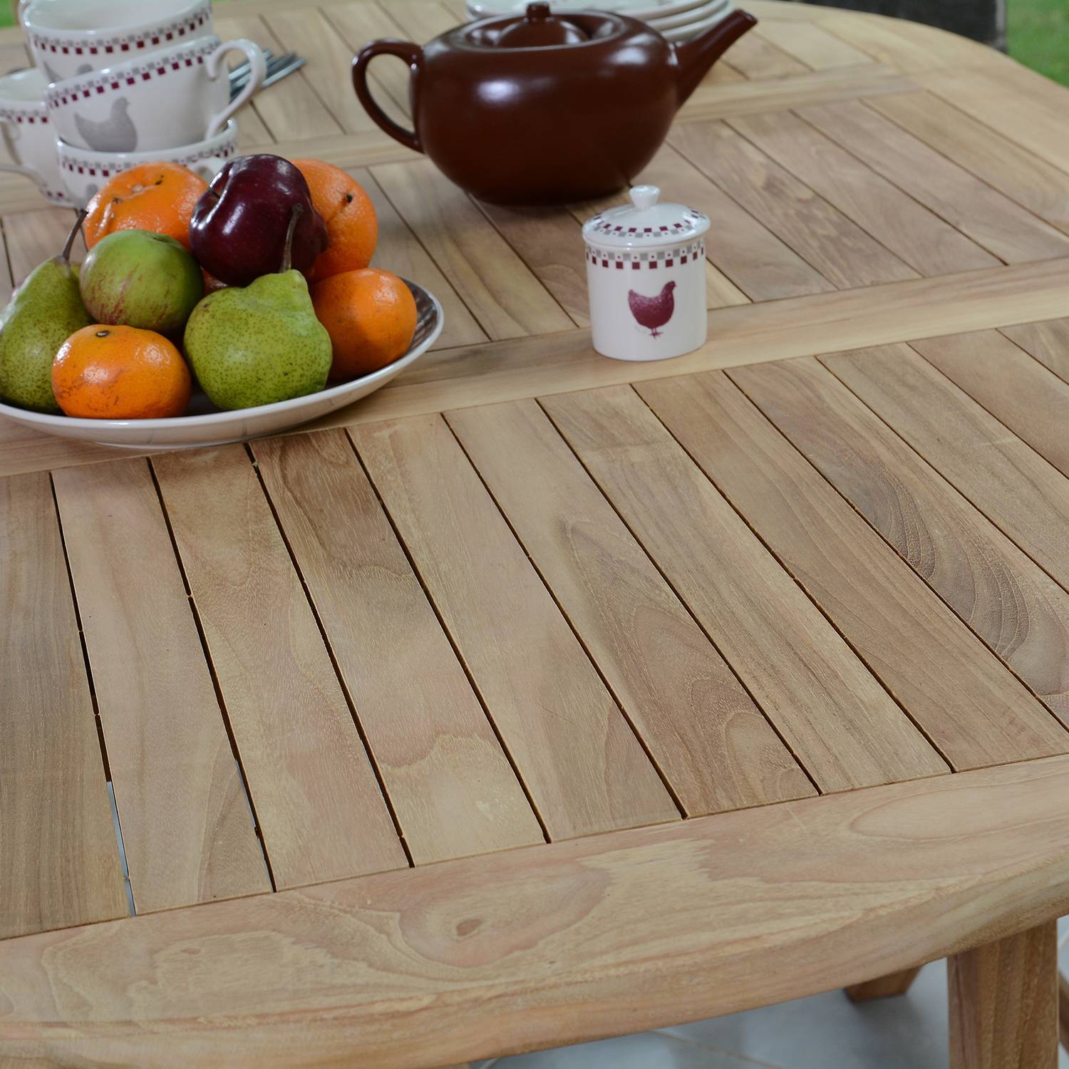 Salon de jardin en teck massif Wesport, 4 places - TECK'Attitude - Image 3