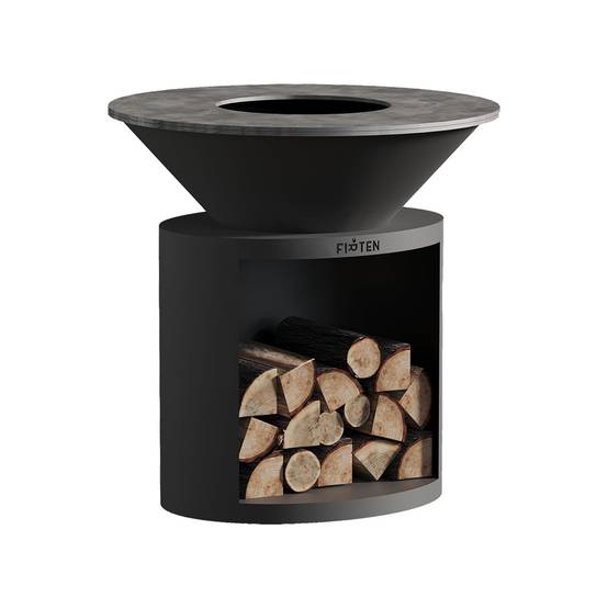 Brasero Ellipse 100 Noir - Image 1