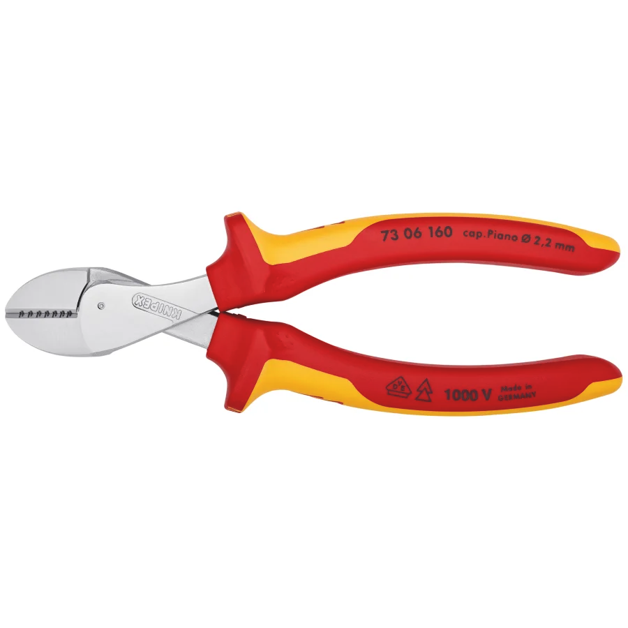 Knipex - Pince coupante de côté KNIPEX X-Cut - isolée 1000V - 73 06 160 - Image 1