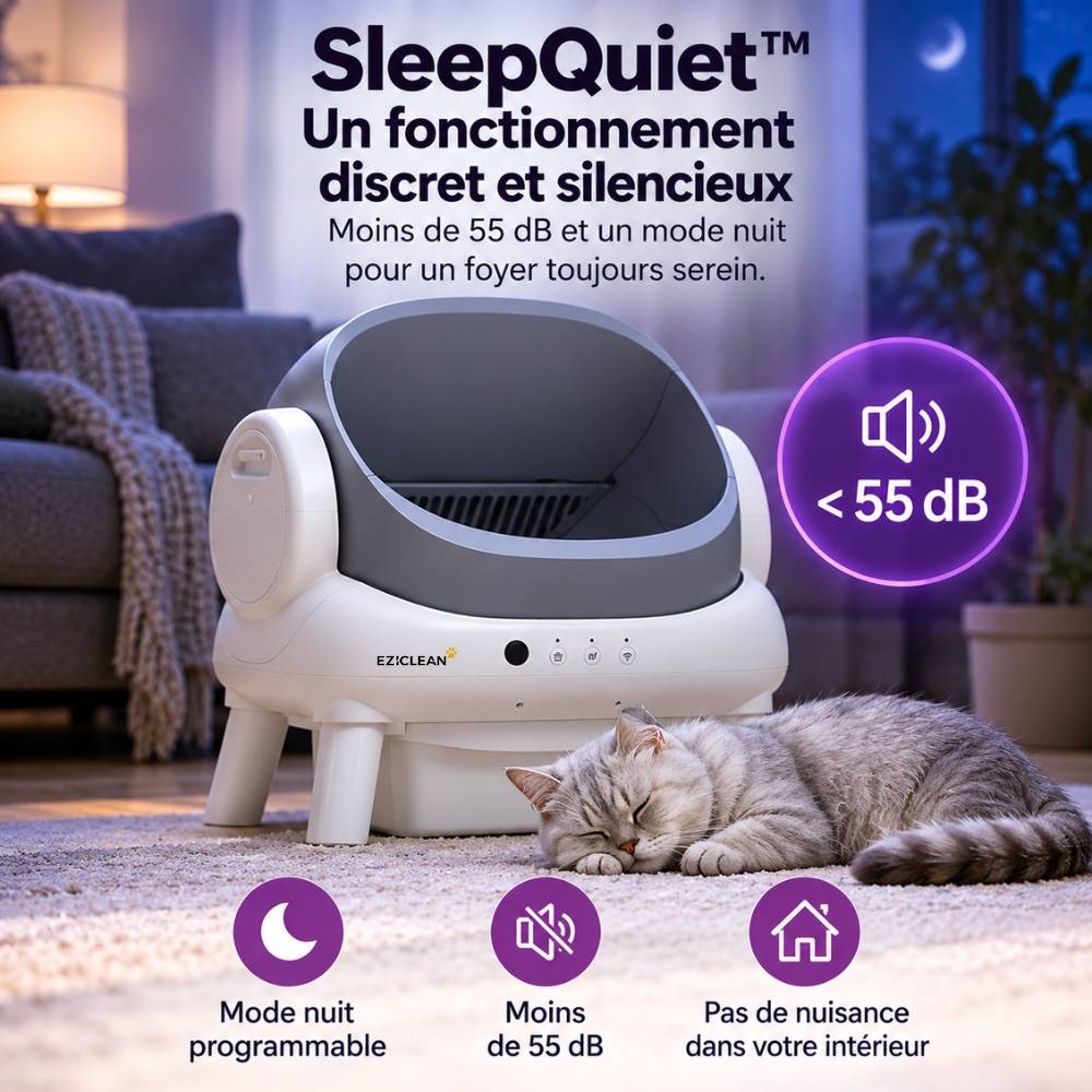 Eziclean - Litière autonettoyante connectée - maison de toilette pour chat eziclean® CATBOT K2i - Image 6