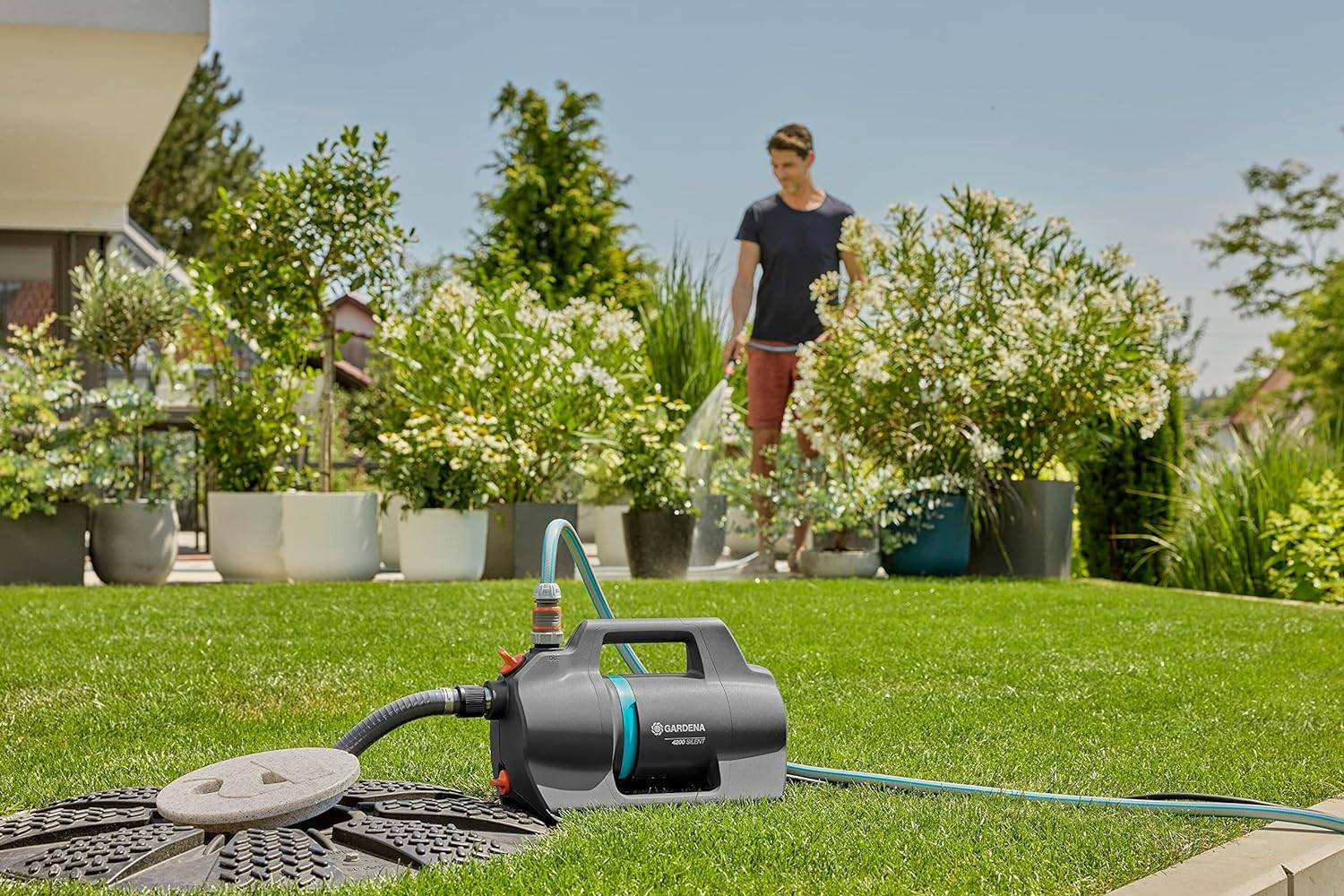 Gardena - Kit pompe d'arrosage de surface 4200 Silent - GARDENA - 9055-20 - Image 5