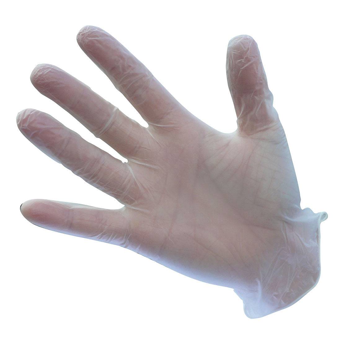 Guantes desechables de vinilo en polvo (pack 100) - Comodidad y Seguridad / M / Incoloro