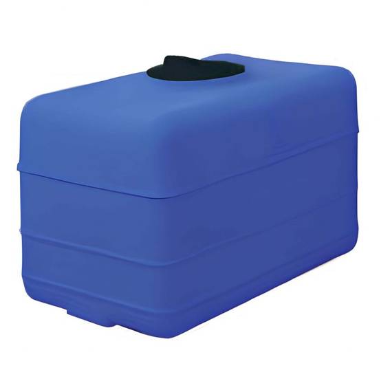 Cuve récupération eau de pluie 500L - Réservoir aérien cubique bleu - Polyéthylène - ELBI CB - Image 1