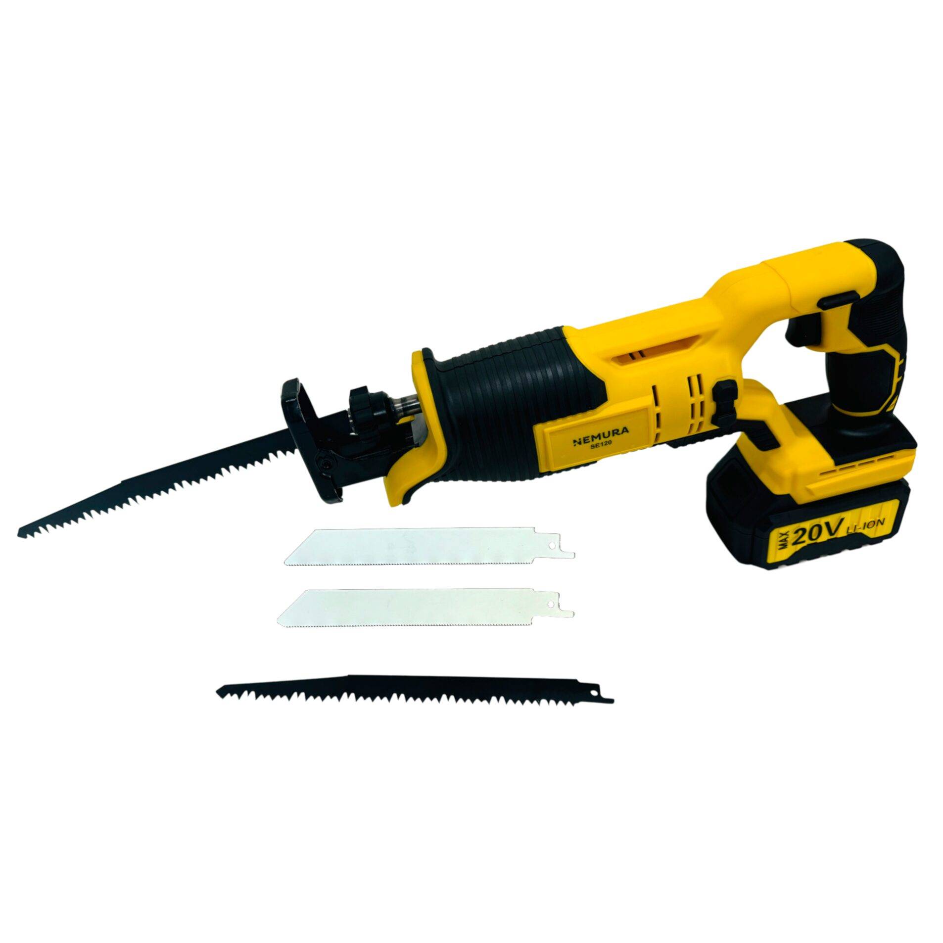 Nemura - Scie Sabre sans fil 20V brushless NEMURA + Batterie 3Ah + Chargeur rapide - Image 1