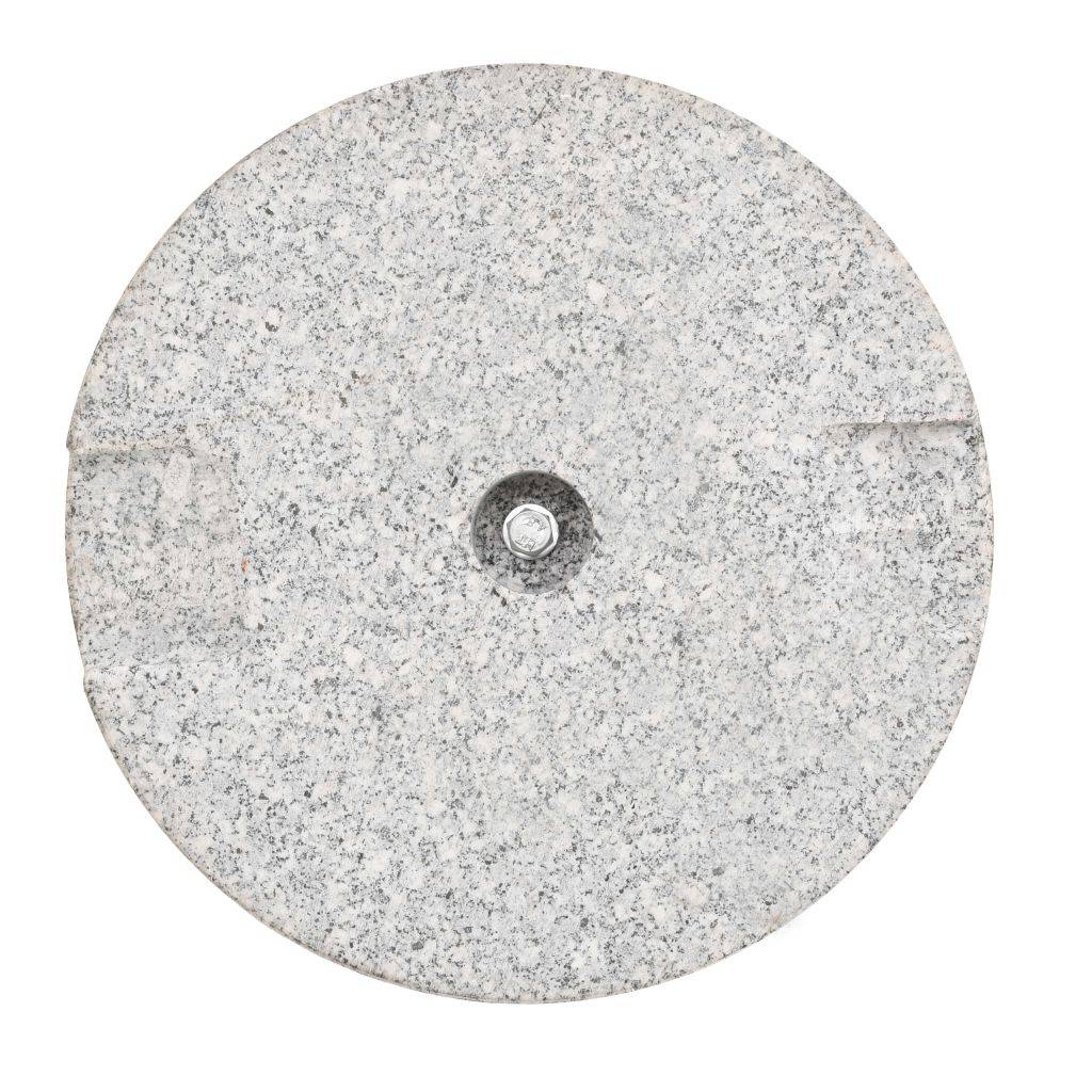 Helloshop26 - Pied base socle de parasol granite tube en acier inoxydable rond 22 kg - Image 7