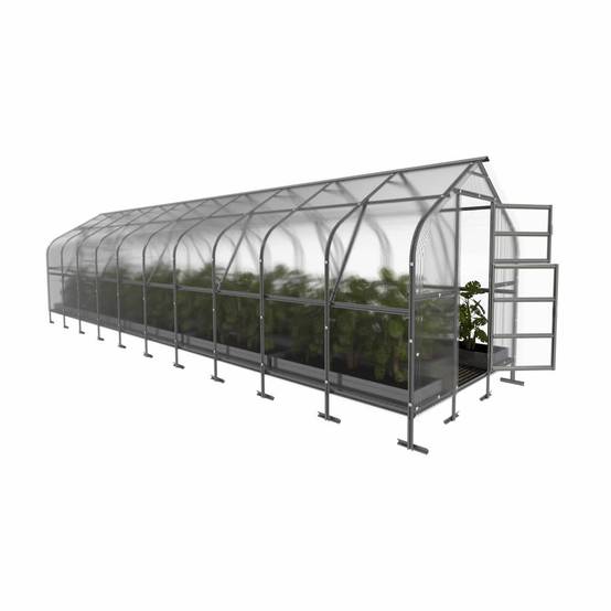 Serre KLASIKA*DROP 25m2, 2,5m x 10m, 4 mm avec revêtement en polycarbonate - Image 3