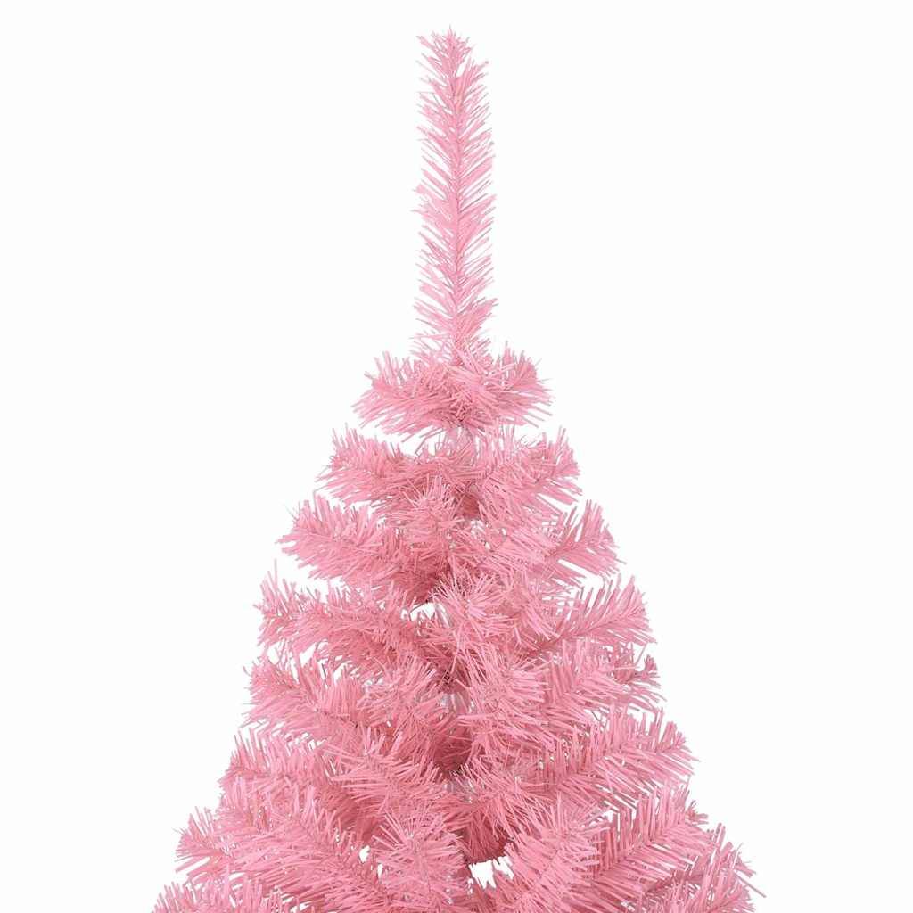ComfortXL - Petit sapin de Noël artificiel complet lumineux avec boules Rose 120 cm – ComfortXL Outdoor Living - Image 8