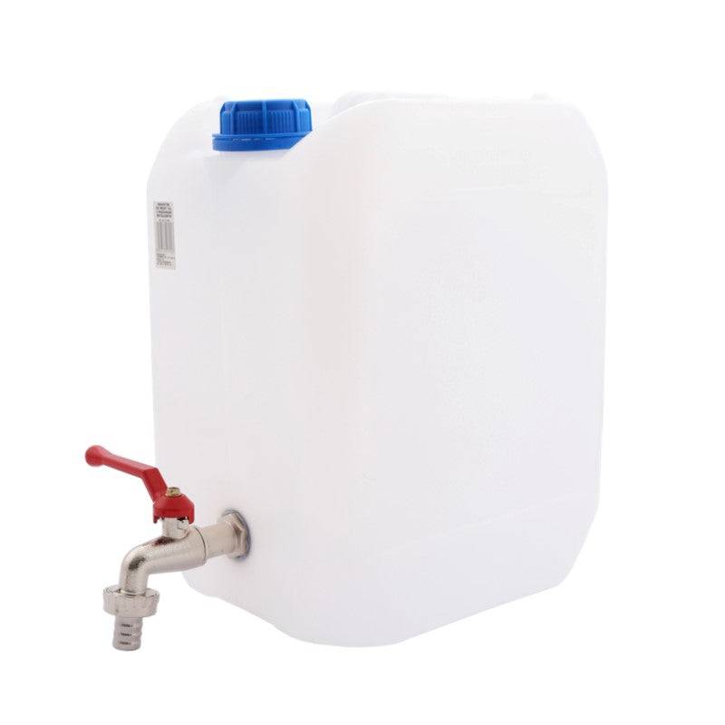 Bidon d'eau en plastique 20L avec robinet en métal - Image 1