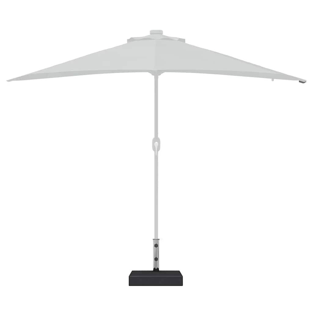 Vidaxl - Socle de parasol rectangulaire Granite 25 kg Noir vidaXL 45067 - Image 5