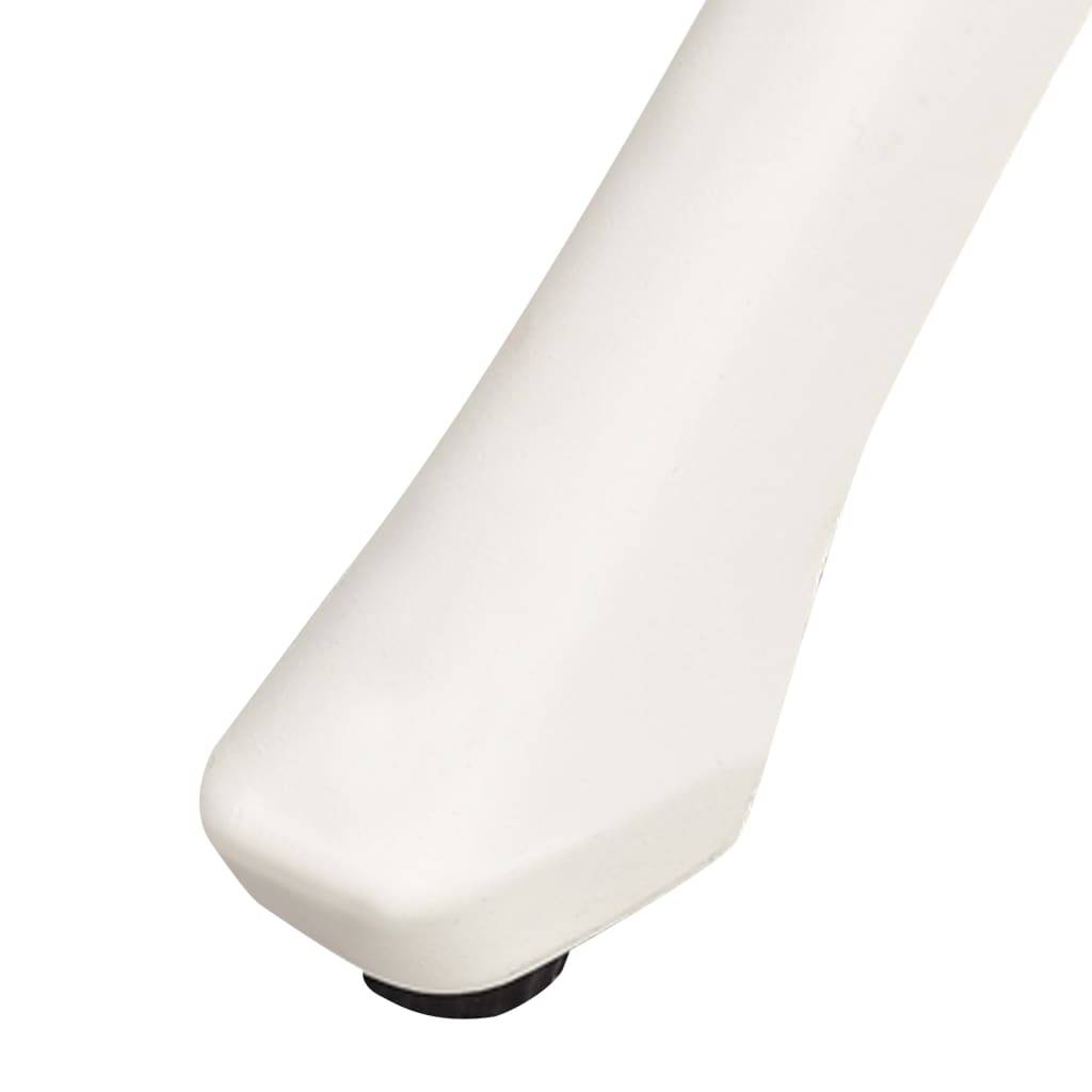 ComfortXL - Table de Jardin Ronde Ø78cm en Aluminium Blanc, Résistante aux Intempéries avec Trou Parasol – ComfortXL Outdoor Living - Image 5