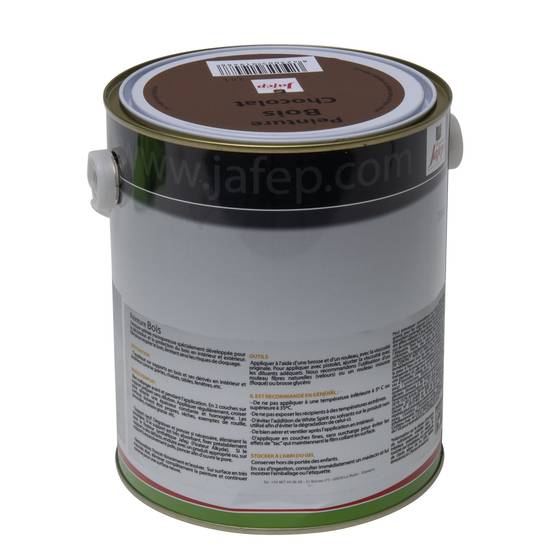 Peinture bois chocolat Jafep - 2,5 L - Image 4
